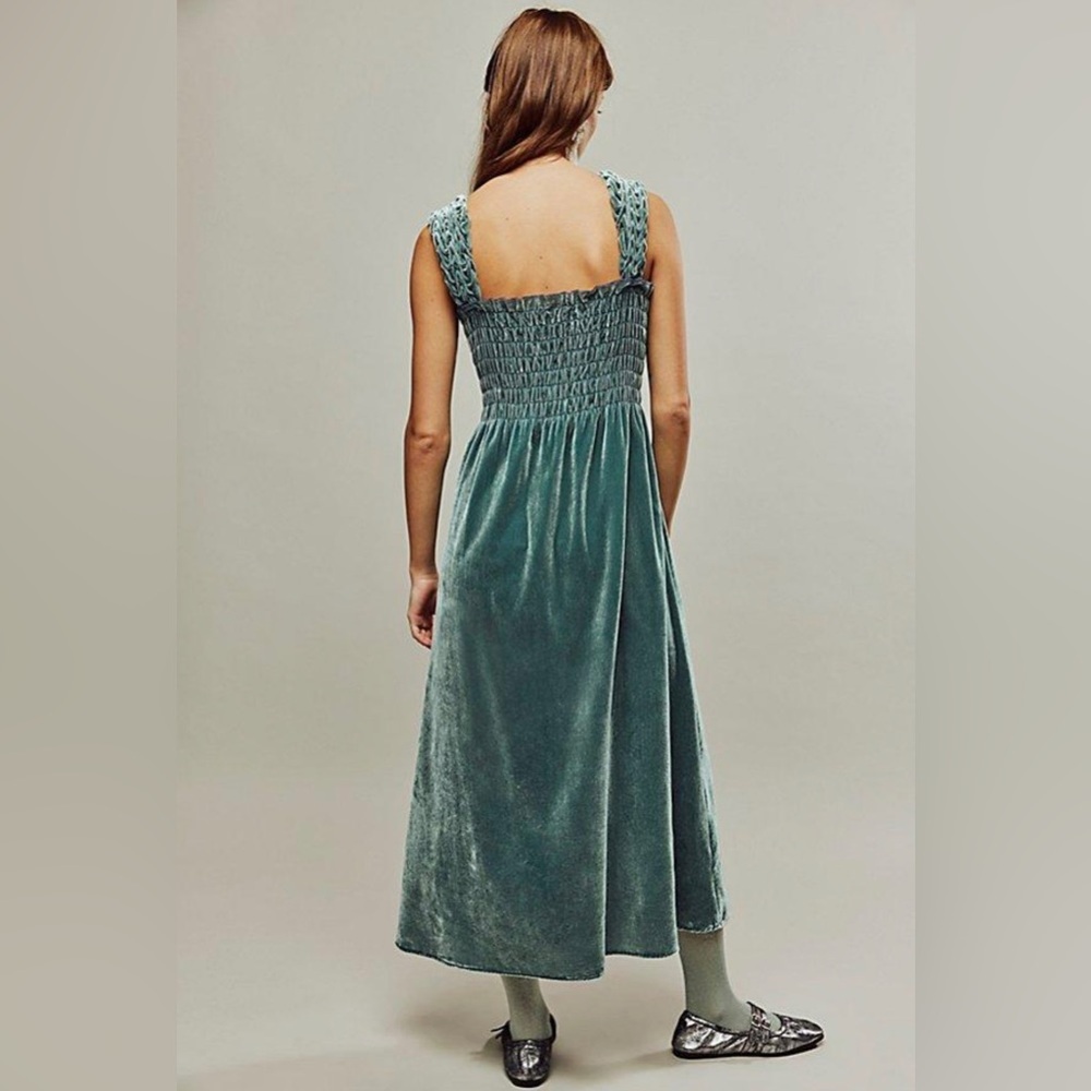 NEW Free People Women's Green Camille Midi